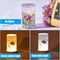 Resin Cylinder Silicone Light Mold Set, Include Cylinder Light Mold and USB Powered Wooden Lighted Base Stand for Lamp DIY Desktop Ornaments Table Candle Home Decorations (3 Pieces)